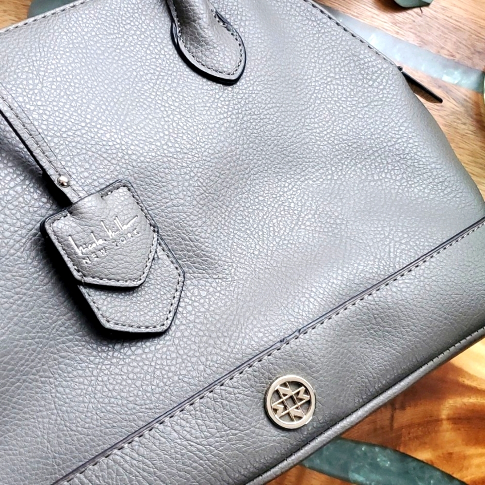 Nicole Miller New York Satchel with Crossbody Strap - Picture 4 of 12